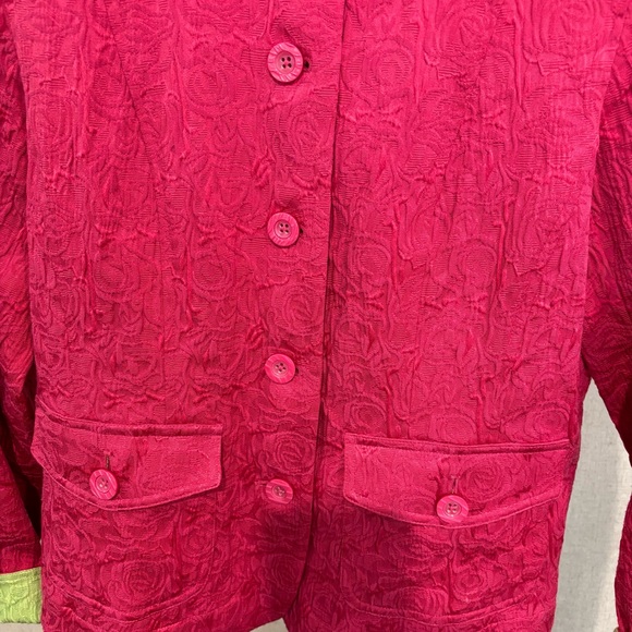 Coldwater Creek Caribbean Women's Red Jacket Size 10 - Picture 2 of 5